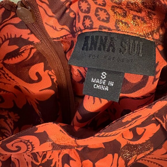 Anna Sui sleeveless blouse with ruffle - Picture 4 of 6